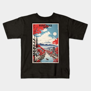 Hiratsuka Japan Vintage Poster Tourism Kids T-Shirt